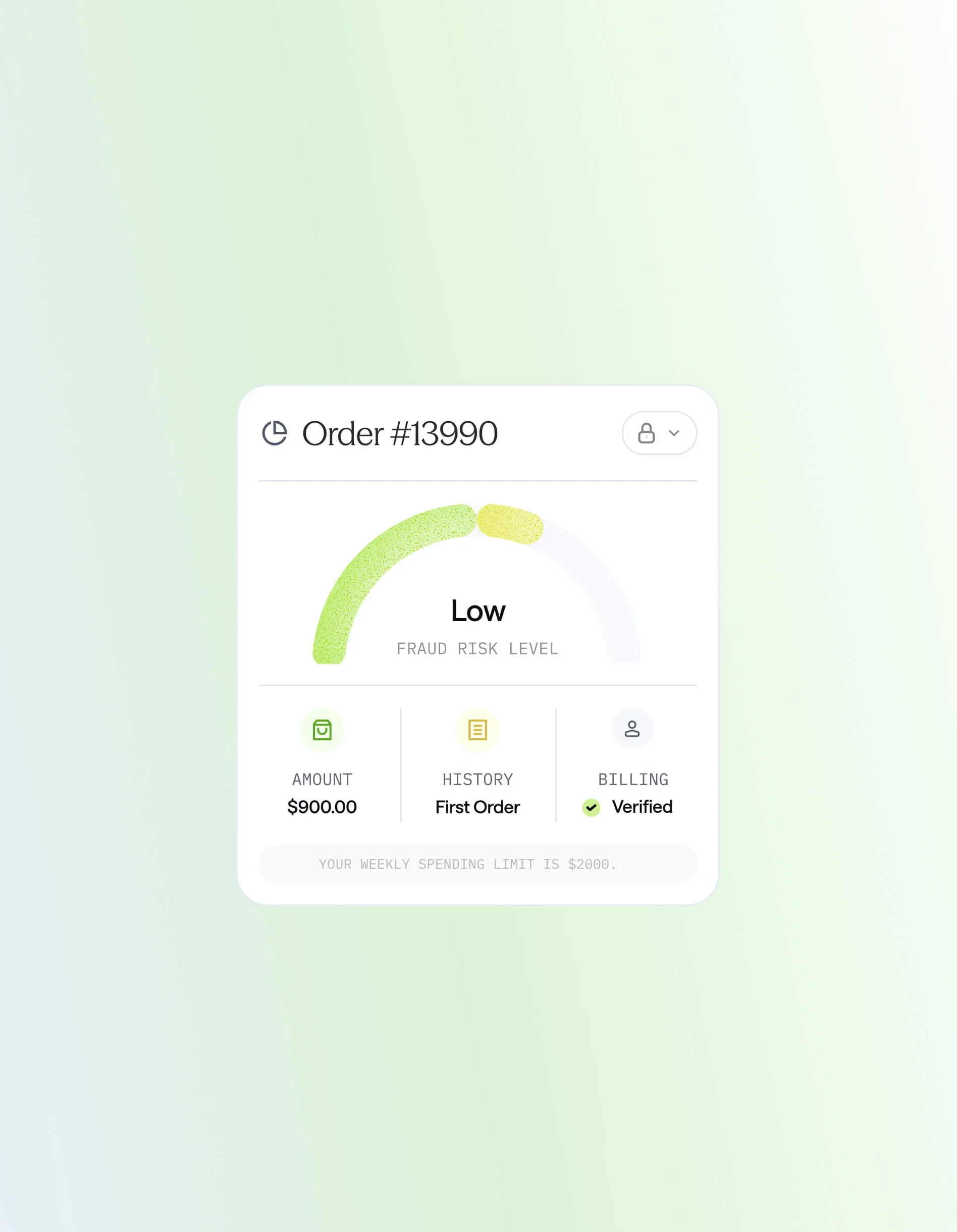 Every order arrives with a risk score and the reasons behind it. Approve the good customers instantly, challenge the doubtful ones, and block the fraud—each decision visible, explainable, and tuned to your appetite for risk.